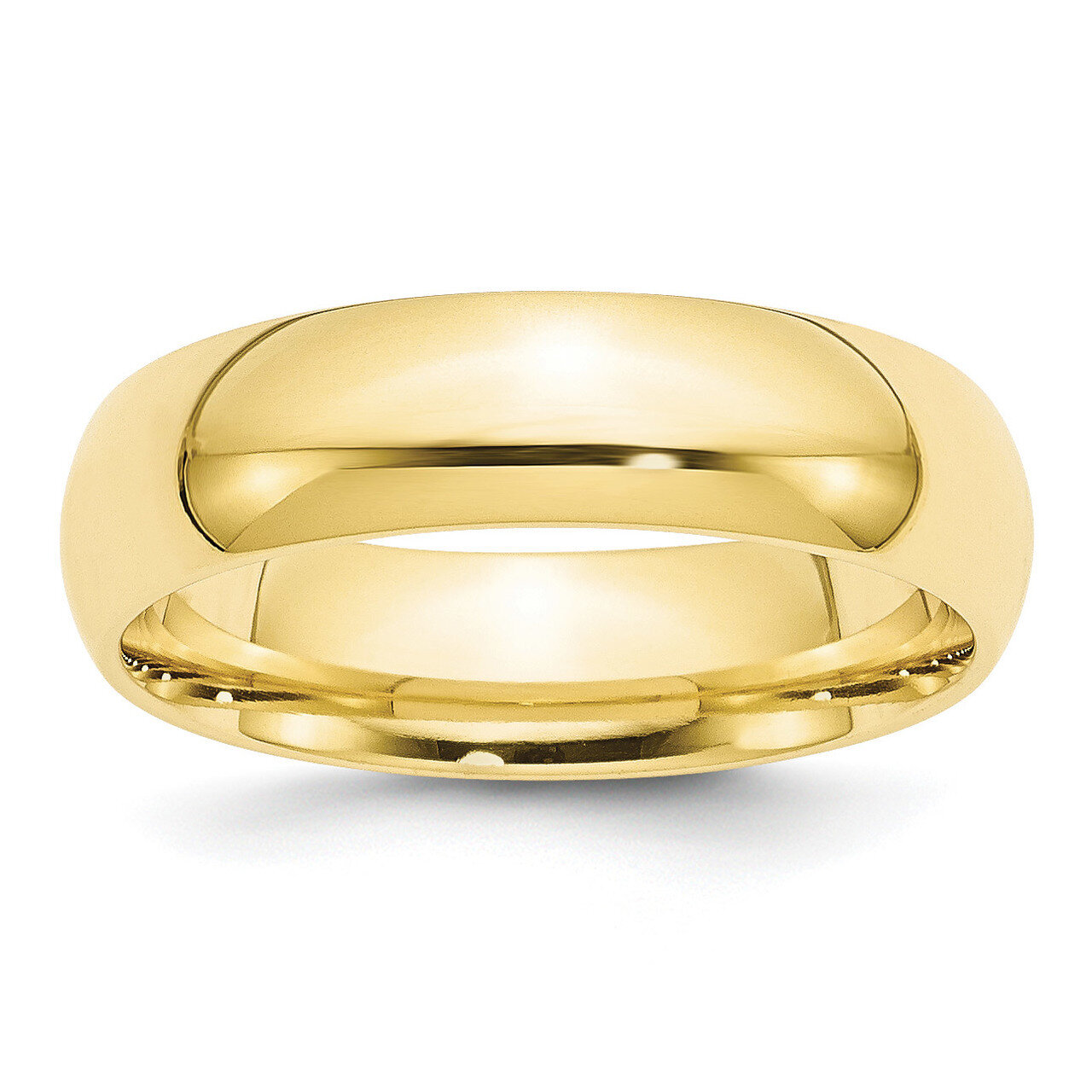 6mm Standard Comfort Fit Band 10k Yellow Gold 1CF060 Engravable, MPN: 1CF060, 886774441962