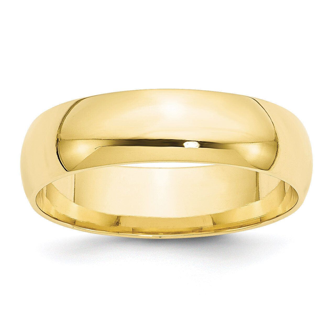 6mm Lightweight Comfort Fit Band 10k Yellow Gold 1CFL060 Engravable, MPN: 1CFL060, 886774443454