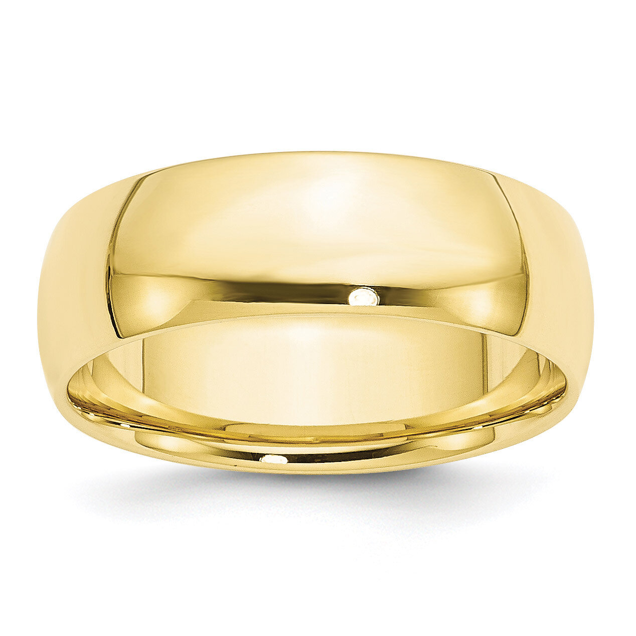 7mm Lightweight Comfort Fit Band 10k Yellow Gold 1CFL070 Engravable, MPN: 1CFL070, 886774443720