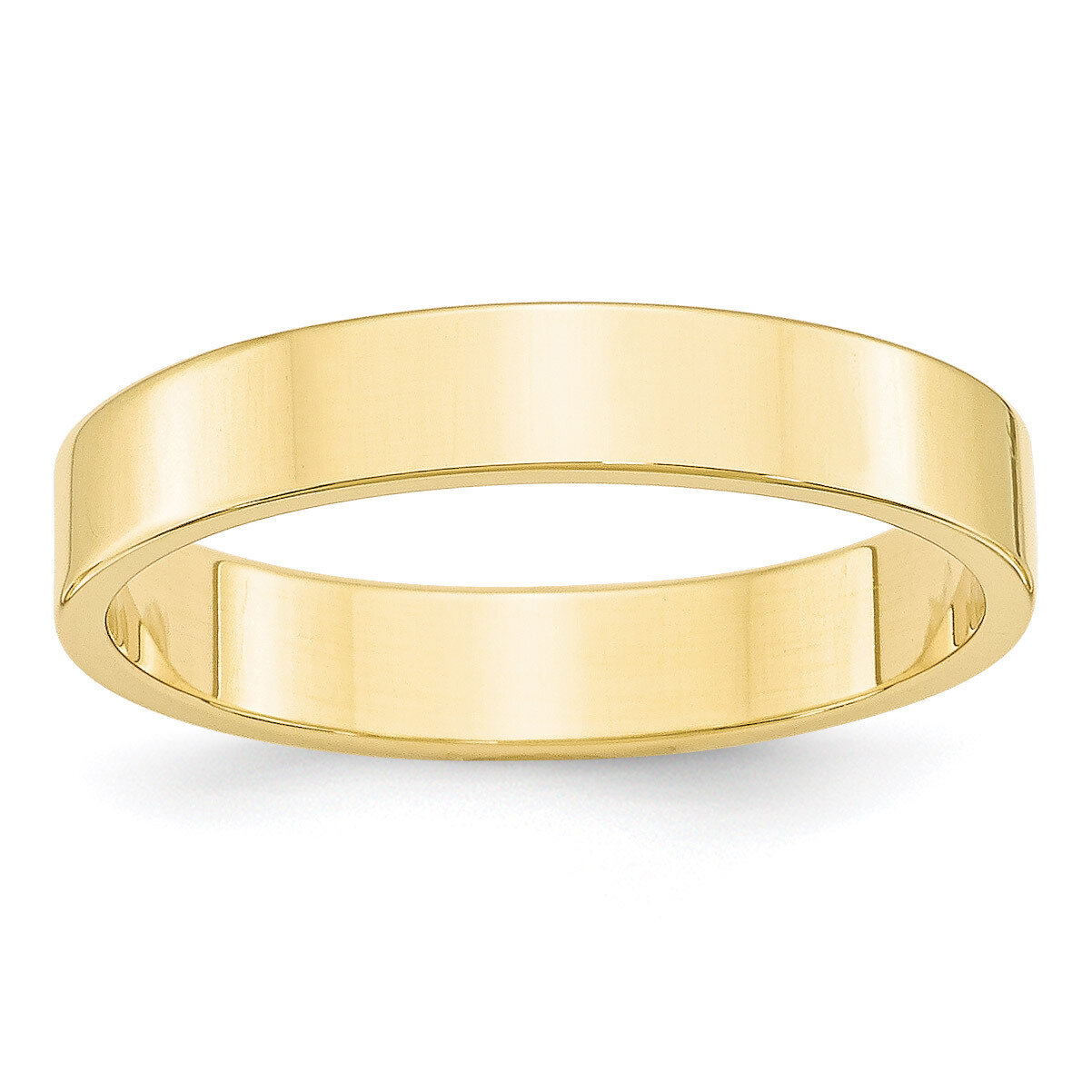 4mm Lightweight Flat Band 10k Yellow Gold 1FLL040 Engravable, MPN: 1FLL040, 886774307039