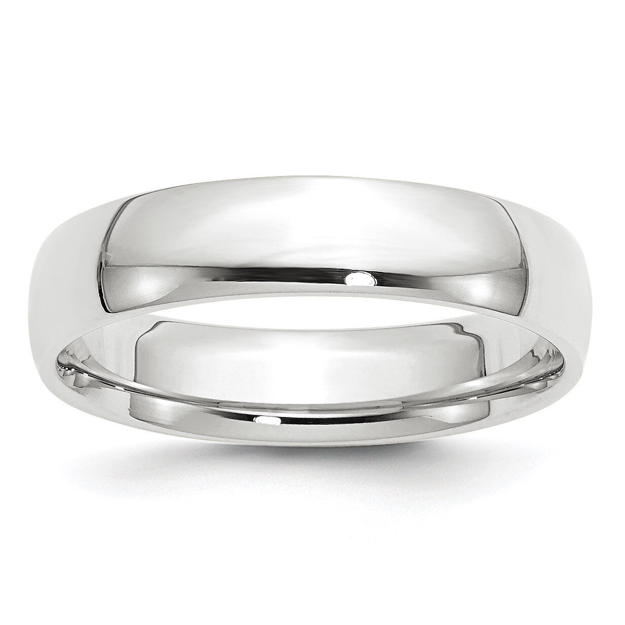5mm Lightweight Comfort Fit Band 10k White Gold WCFL050 Engravable, MPN: WCFL050, 886774459820