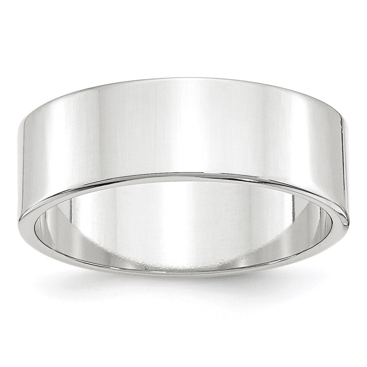 7mm Lightweight Flat Band 10k White Gold WFLL070 Engravable, MPN: WFLL070, 886774465333