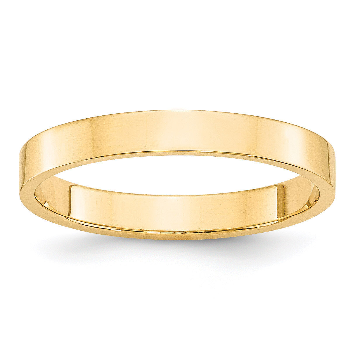 3mm Lightweight Flat Band 14k Yellow Gold FLL030 Engravable, MPN: FLL030, 886774481470