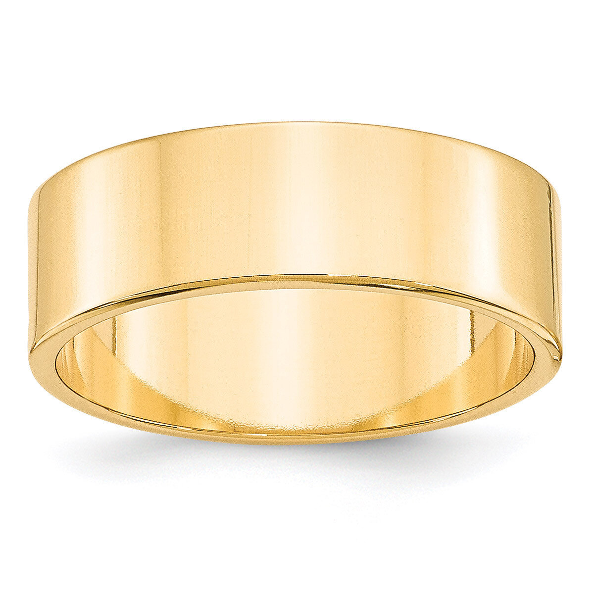 7mm Lightweight Flat Band 14k Yellow Gold FLL070 Engravable, MPN: FLL070, 886774481944