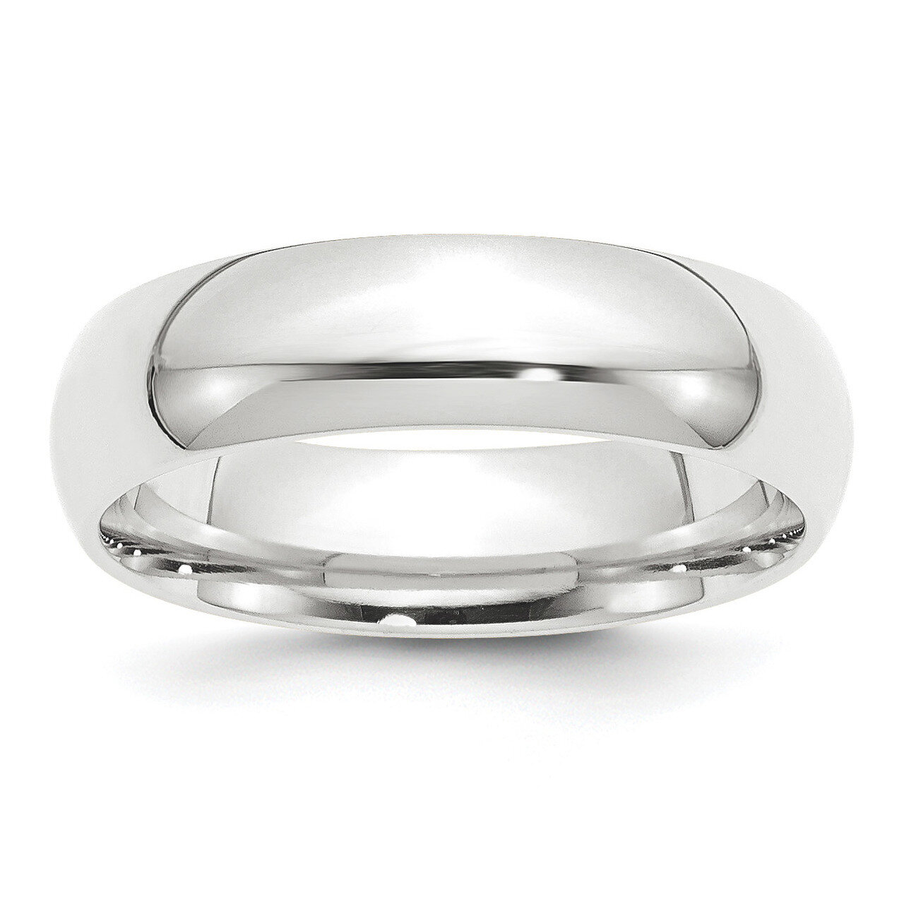 6mm Half-Round Comfort Fit Lightweight Band Platinum PLWCF060 Engravable, MPN: PLWCF060, 8867742753…