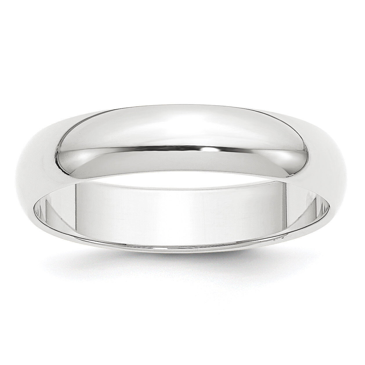 5mm Half-Round Featherweight Band Platinum PLWHR050 Engravable, MPN: PLWHR050, 886774276014