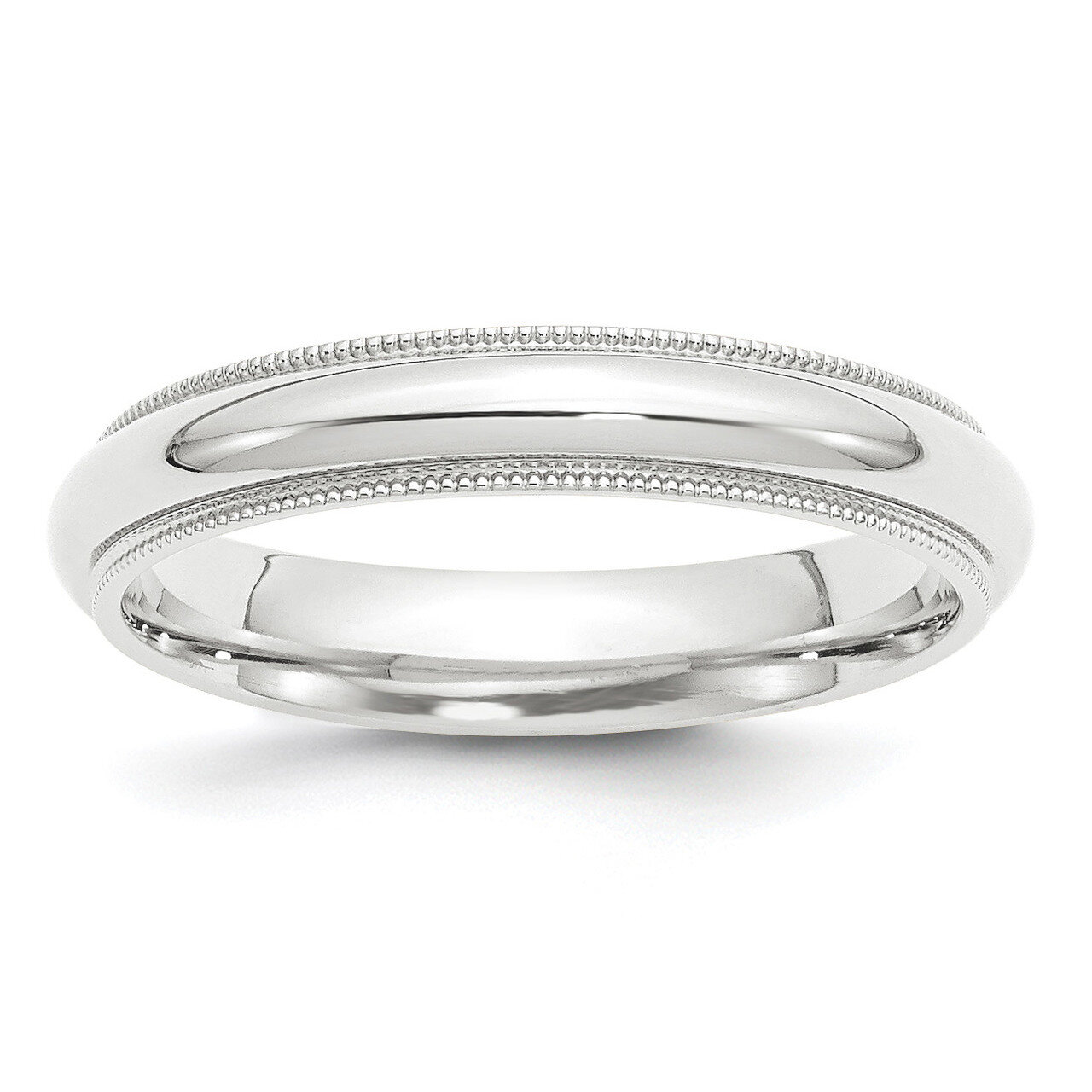 4mm Comfort-Fit Milgrain Platinum PMCF040 Engravable, MPN: PMCF040, 886774276465