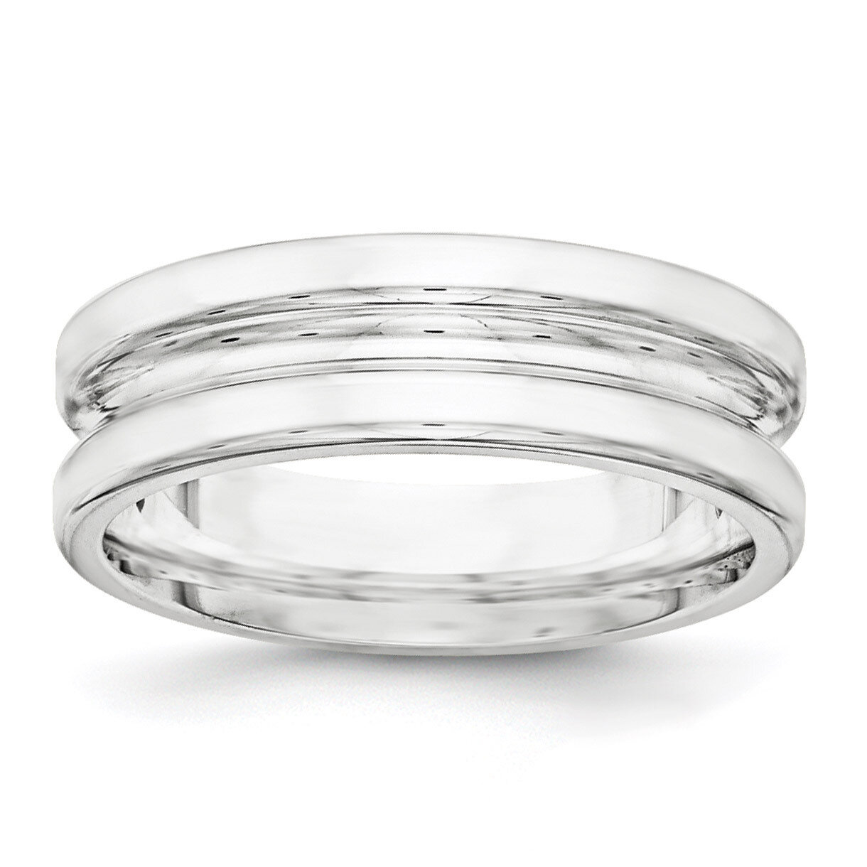 7mm Polished Fancy Band Sterling Silver QWB123 Engravable, MPN: QWB123, 886774332086