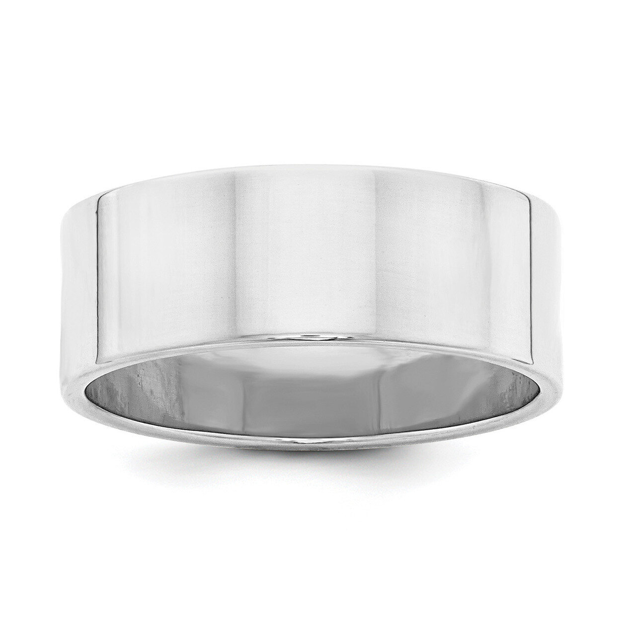 8mm Flat Sterling Silver QWFB080 Engravable, MPN: QWFB080, 886774336862