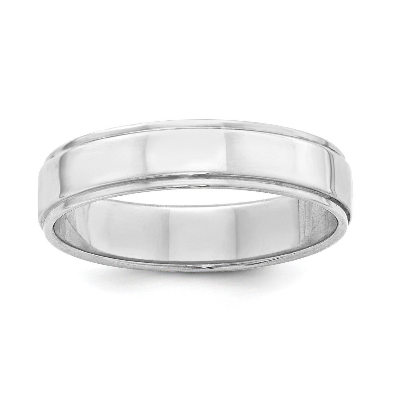 5mm Flat with Step Edge Sterling Silver QWFE050 Engravable, MPN: QWFE050, 886774266718