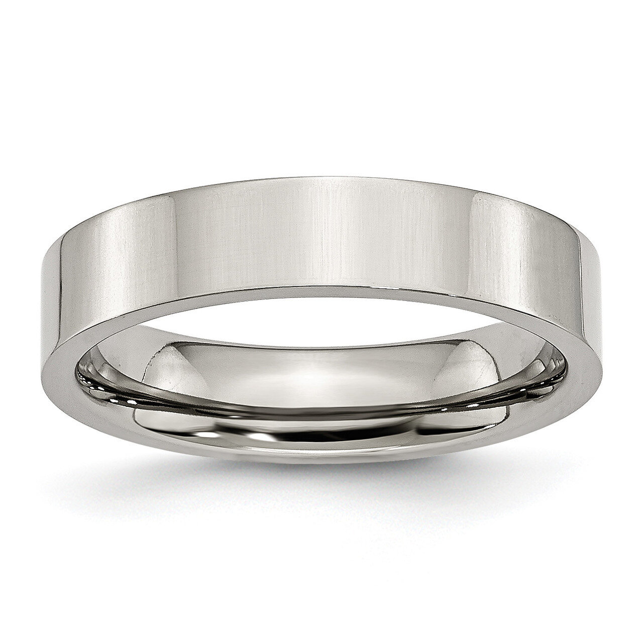 Flat 5mm Polished Band Stainless Steel SR7 Engravable, MPN: SR7, 883957744728