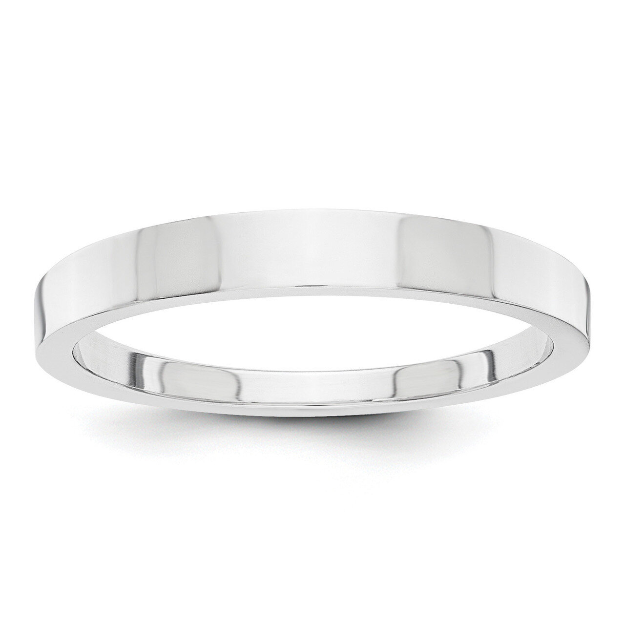 3mm Tapered Polished Band 14k White Gold STK11, MPN: STK11, 886774402857