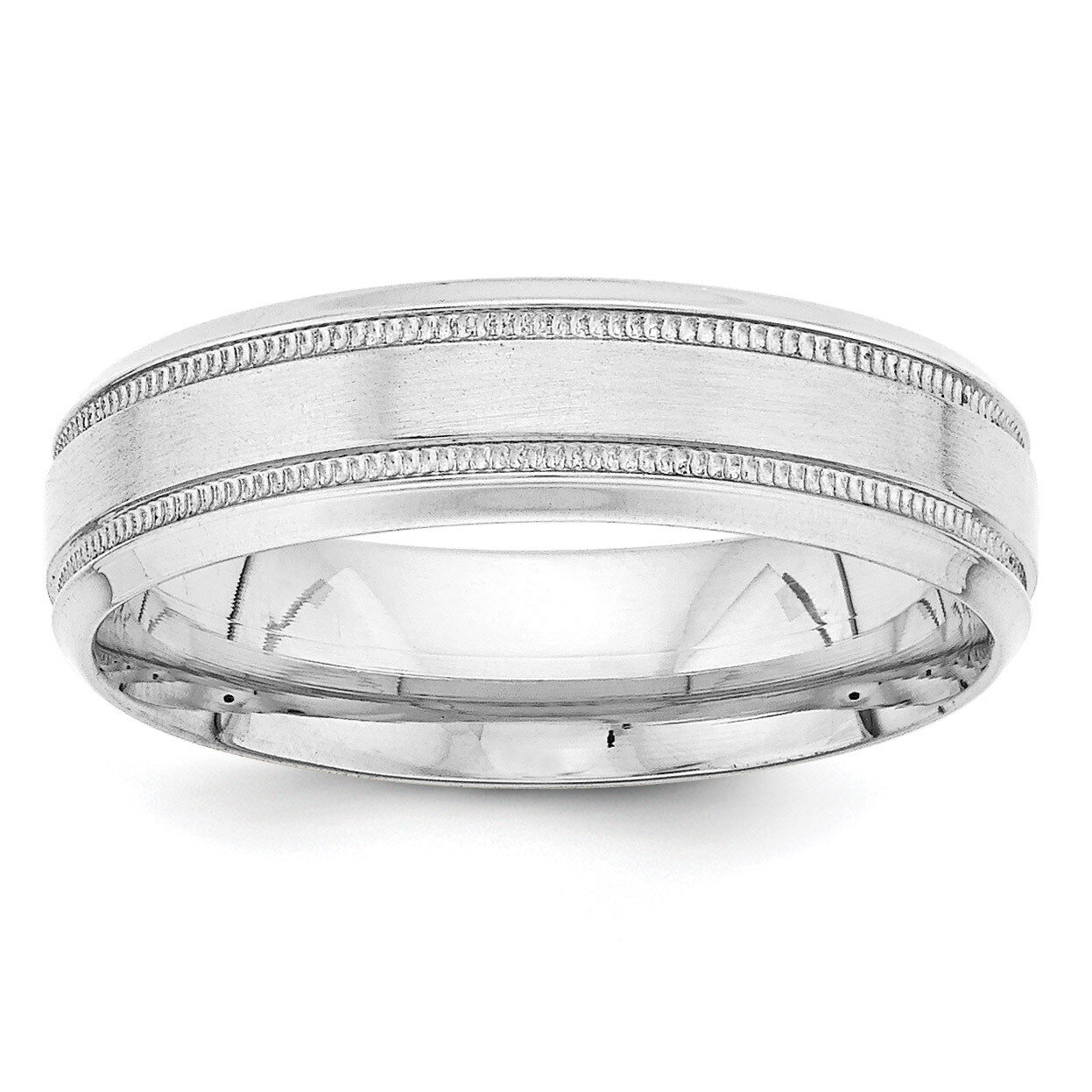 Heavy Comfort Fit Fancy Band 14k White Gold WB101, MPN: WB101, 886774490199