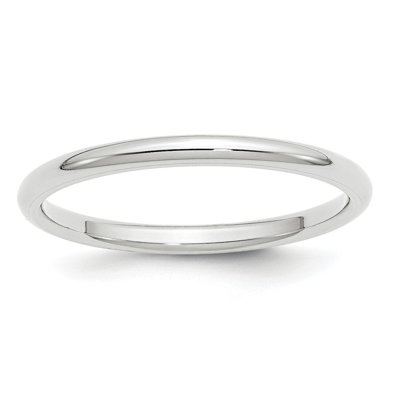 2mm Standard Comfort Fit Band 14k White Gold WCF020 Engravable, MPN: WCF020, 886774457710