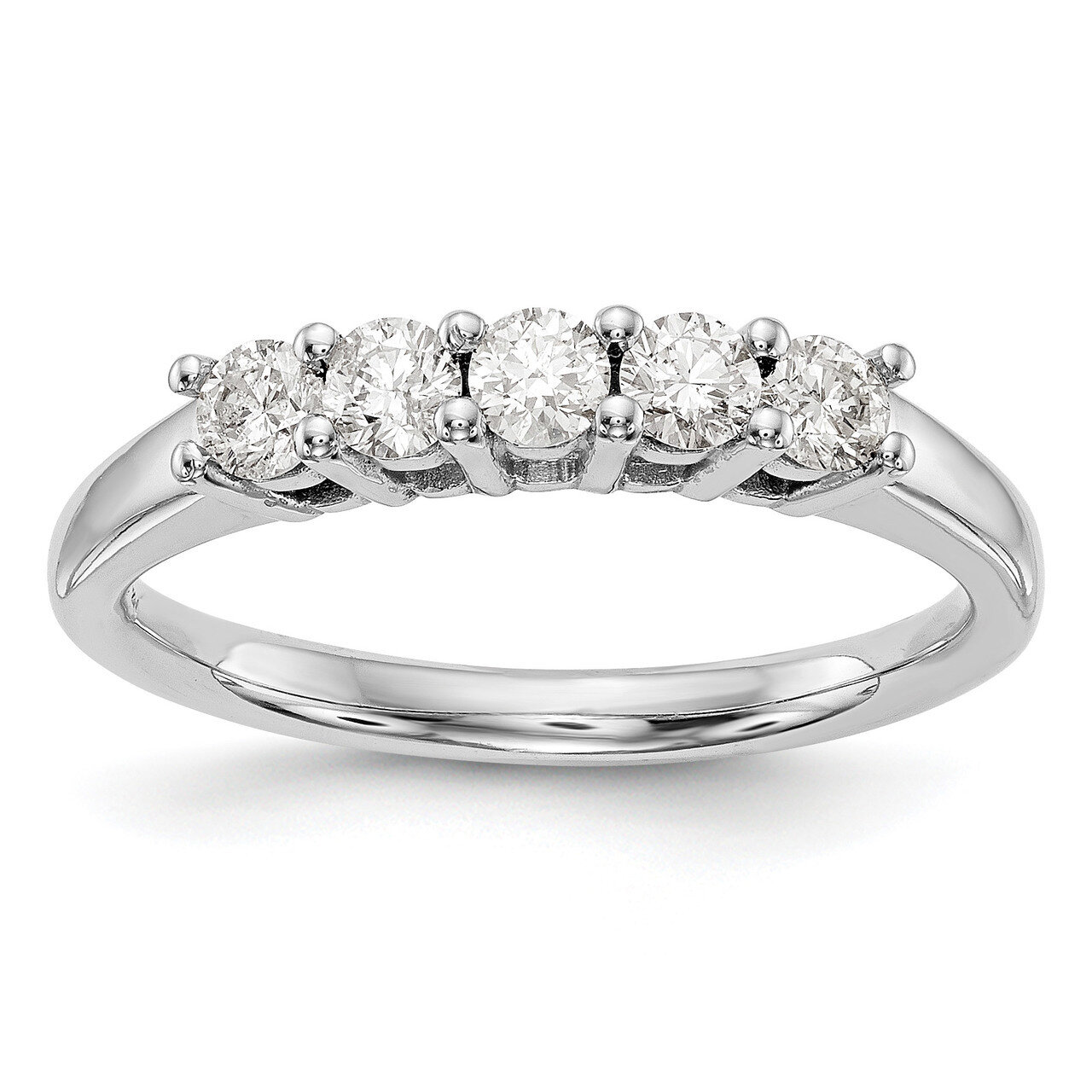 5-Stone Diamond Band 14k White Gold RM3174B-110-WAA, MPN: RM3174B-110-WAA, 191101414855