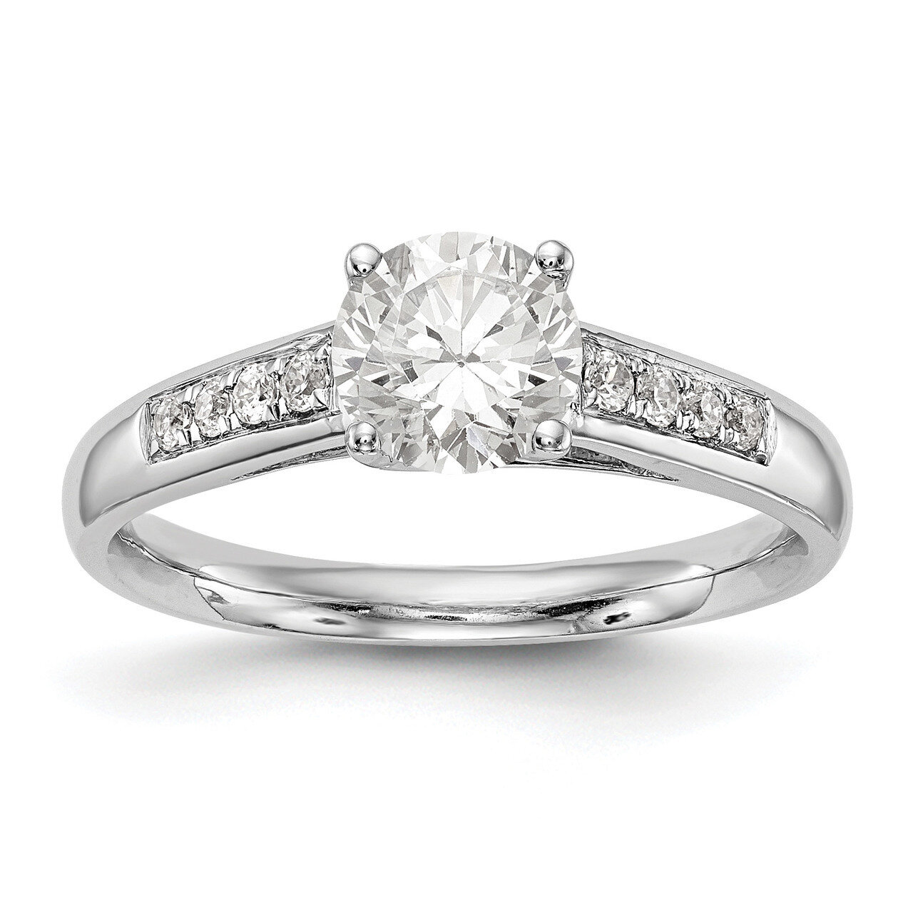 Diamond Semi-Mount Engagement Ring 14k White Gold RM2691E-100-WAA, MPN: RM2691E-100-WAA, RM2691E-10…