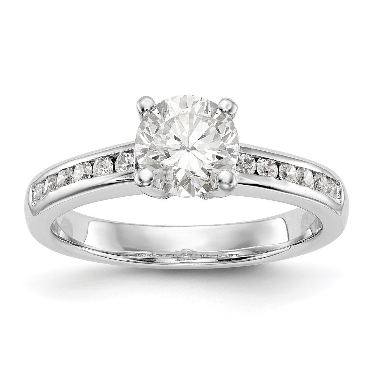 Diamond Semi-Mount Engagement Ring 14k White Gold RM2578E-100-WAA, MPN: RM2578E-100-WAA, 8839577968…
