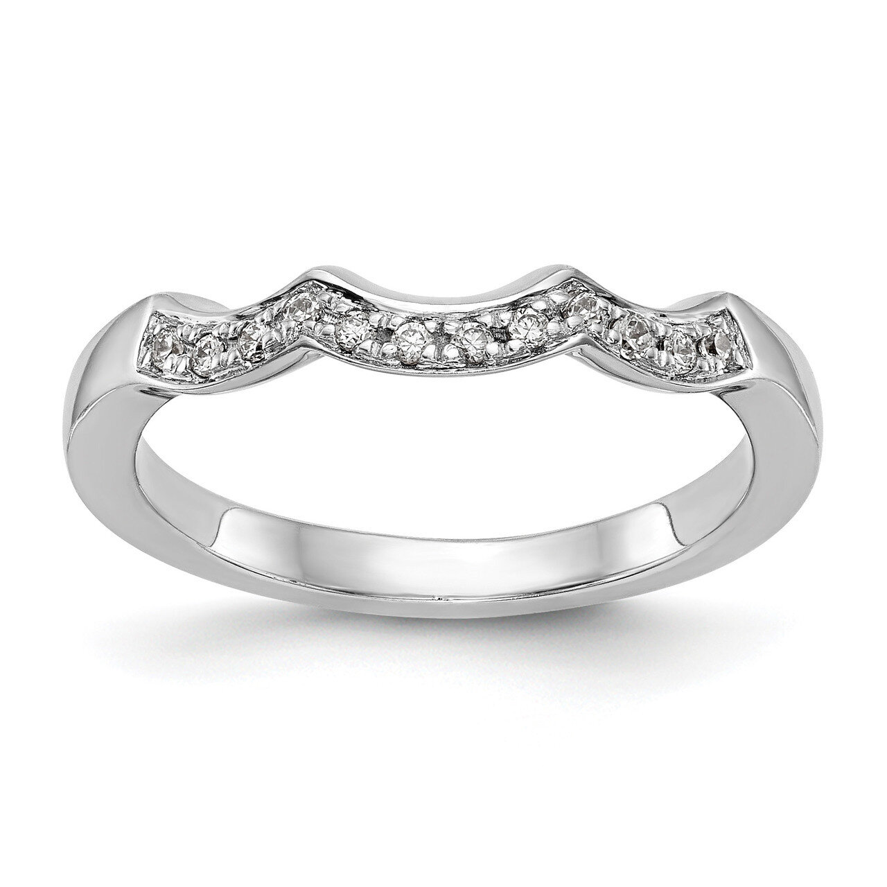 Diamond Wedding Band 14k White Gold RM2986B-018-WAA, MPN: RM2986B-018-WAA, 883957801827