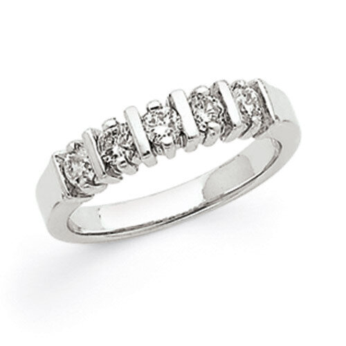 Diamond 5-Stone Ring 14k White Gold X9004AA, MPN: X9004AA, 883957700120