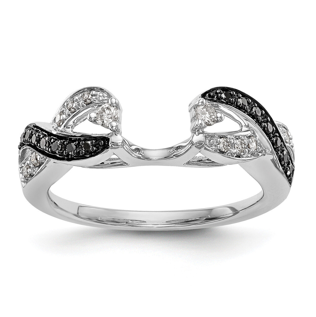 Black &amp; White Diamond Wrap 14k White Gold RM3091B-BK-021-WAA, MPN: RM3091B-BK-021-WAA, RM3091B-BK-0…