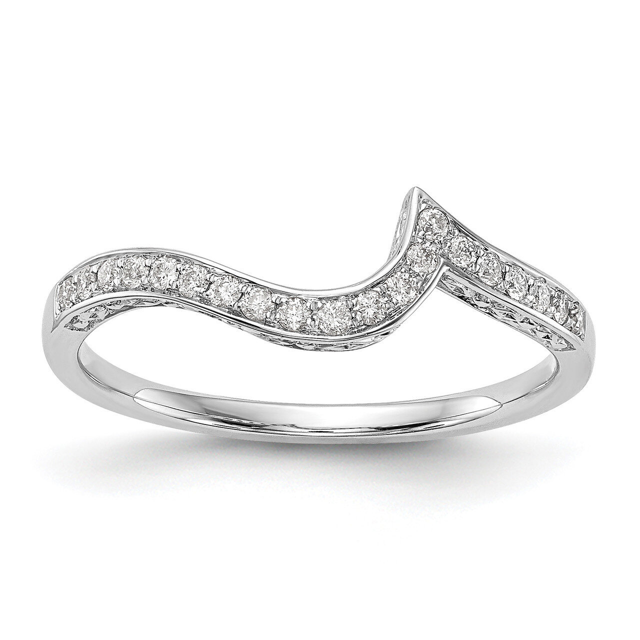 Diamond Wedding Band 14k White Gold RM2443B-016-WAA, MPN: RM2443B-016-WAA, RM2443B-016-WAA_HOM
