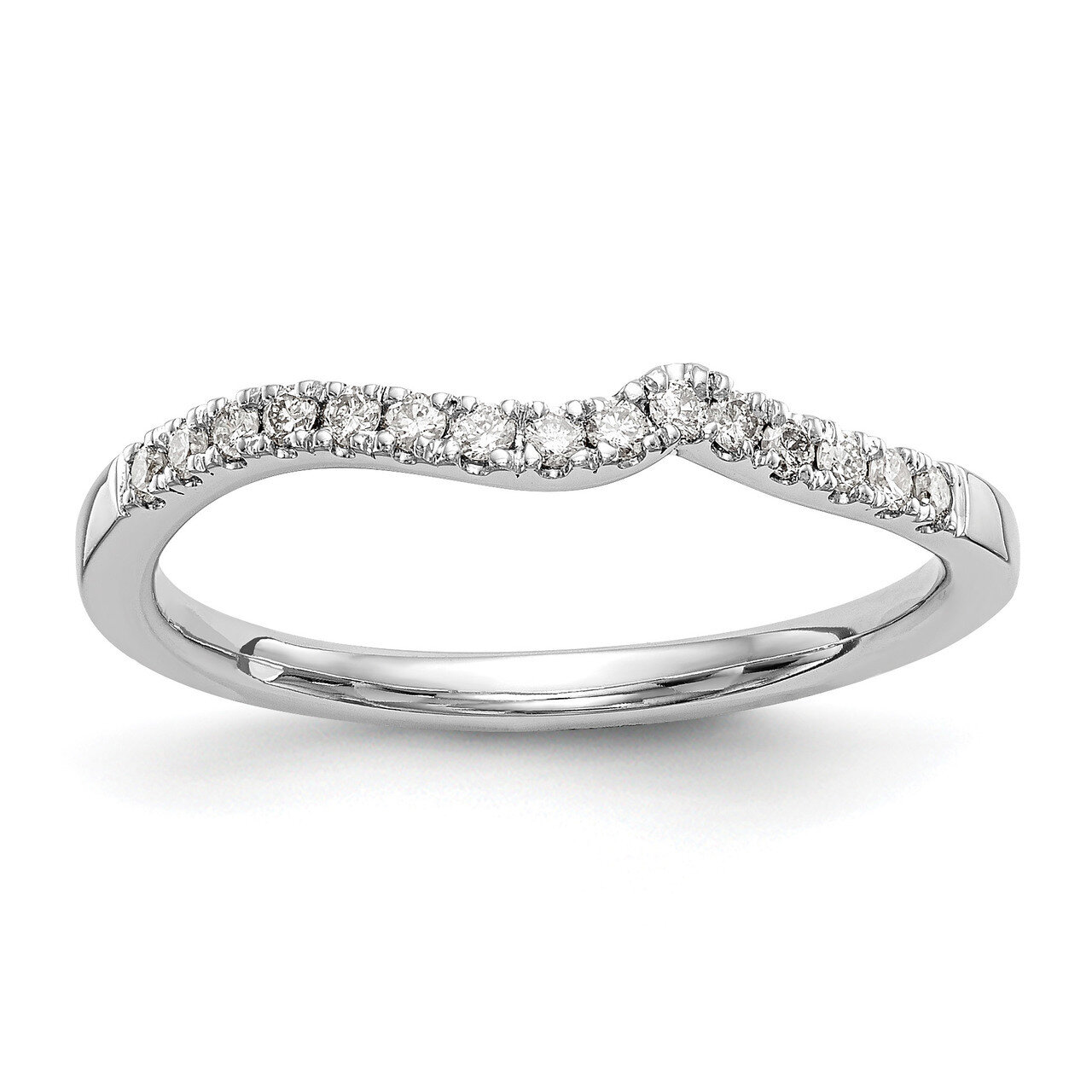 Diamond Wedding Band 14k White Gold RM2425B-017-WAA, MPN: RM2425B-017-WAA, 191101807992