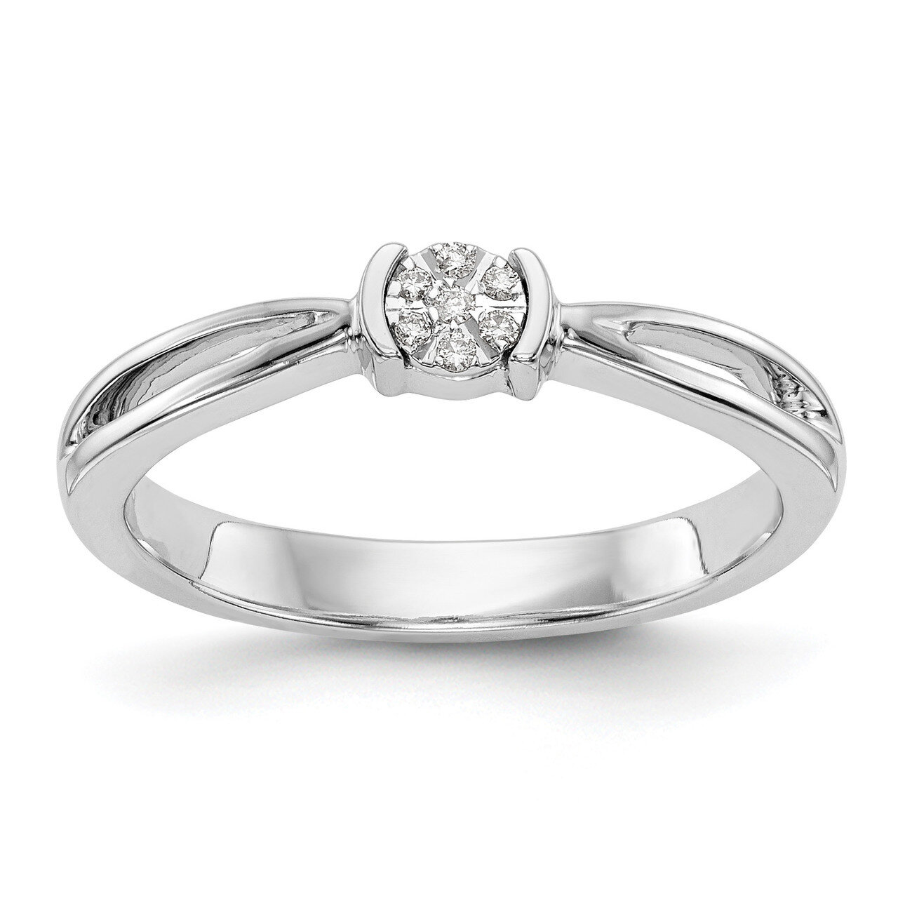 Complete Diamond Promise Engagement Ring 14k White Gold RM3142E-030-WAA