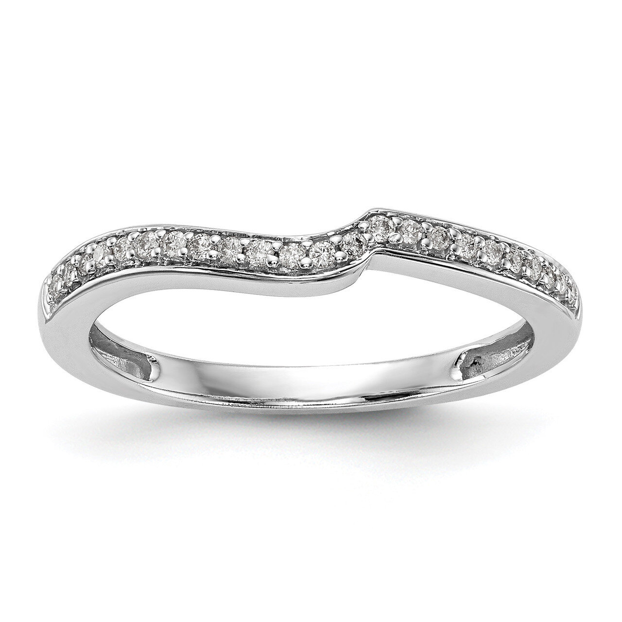 Diamond Wedding Band 14k White Gold RM2414B-010-WAA, MPN: RM2414B-010-WAA, 883957321738