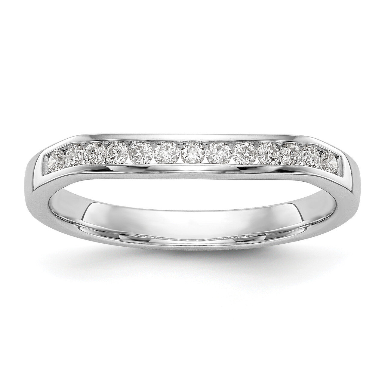 Diamond Wedding Band 14k White Gold RM2585B-025-WAA, MPN: RM2585B-025-WAA, 883957796895