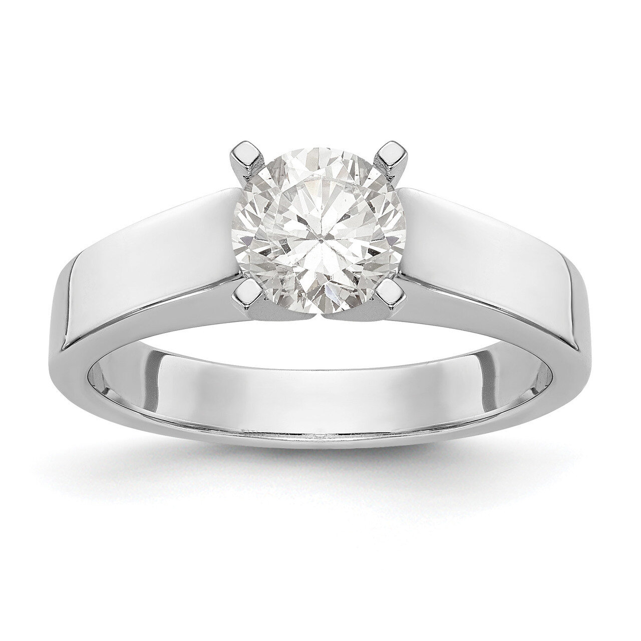 Peg Set Solitaire Engagement Ring Mounting 14k White Gold RM1968E-3.7WIDE-W, MPN: RM1968E-3.7WIDE-W…