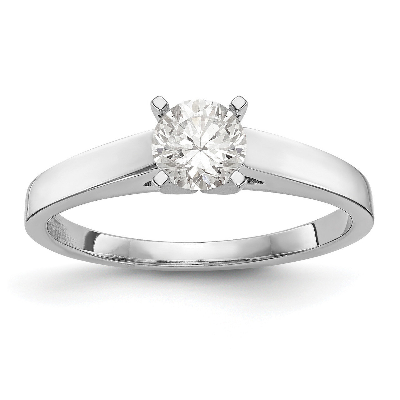 Peg Set Solitaire Engagement Ring Mounting 14k White Gold RM1969E-2.4WIDE-W, MPN: RM1969E-2.4WIDE-W…
