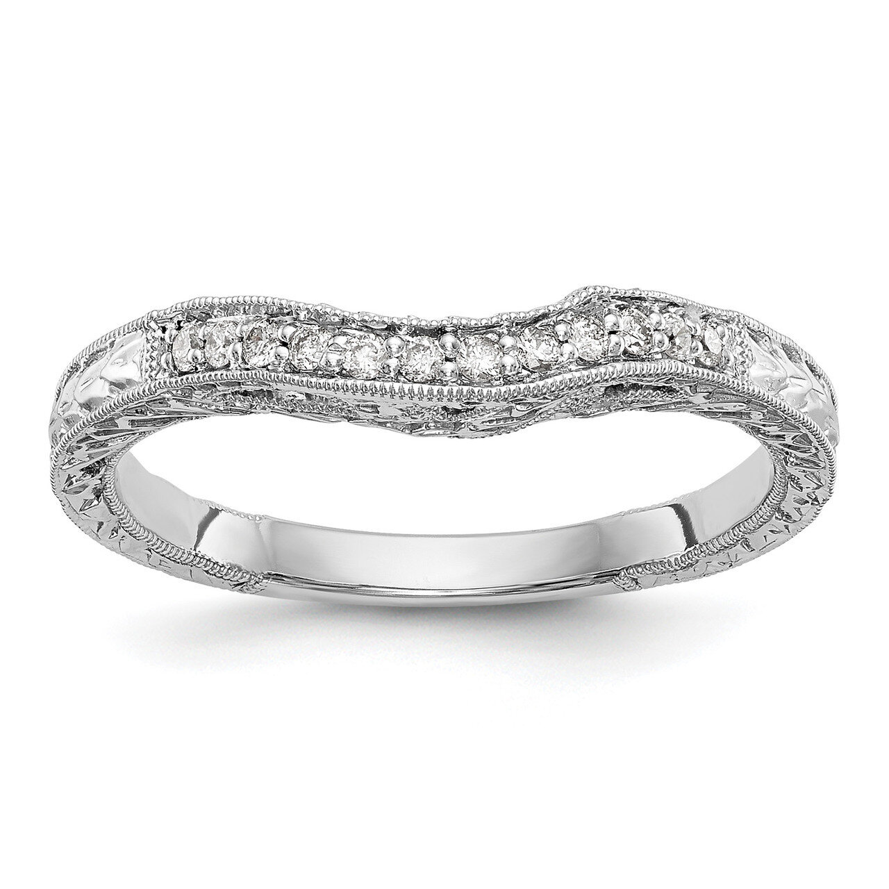 Diamond Wedding Band 14k White Gold RM2592B-009-WAA, MPN: RM2592B-009-WAA, RM2592B-009-WAA_HOM