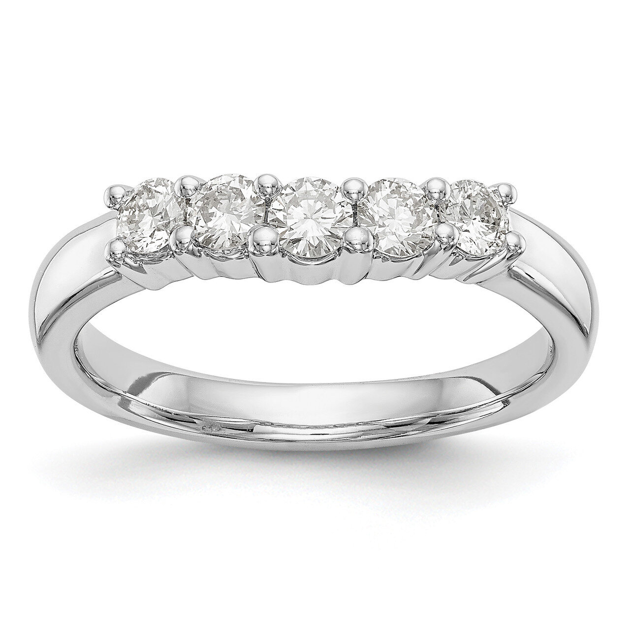 5-Stone Diamond Band 14k White Gold RM3291B-050-WAA, MPN: RM3291B-050-WAA, 191101809521