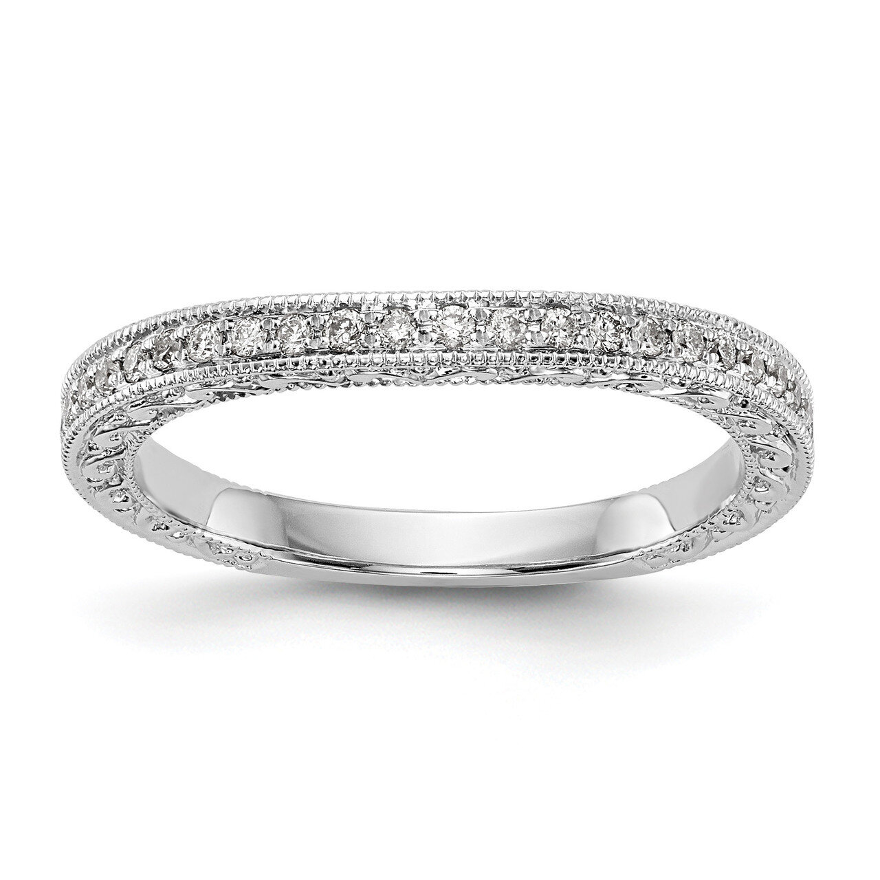 Diamond Wedding Band 14k White Gold RM2224B-027-WAA, MPN: RM2224B-027-WAA, RM2224B-027-WAA_HOM