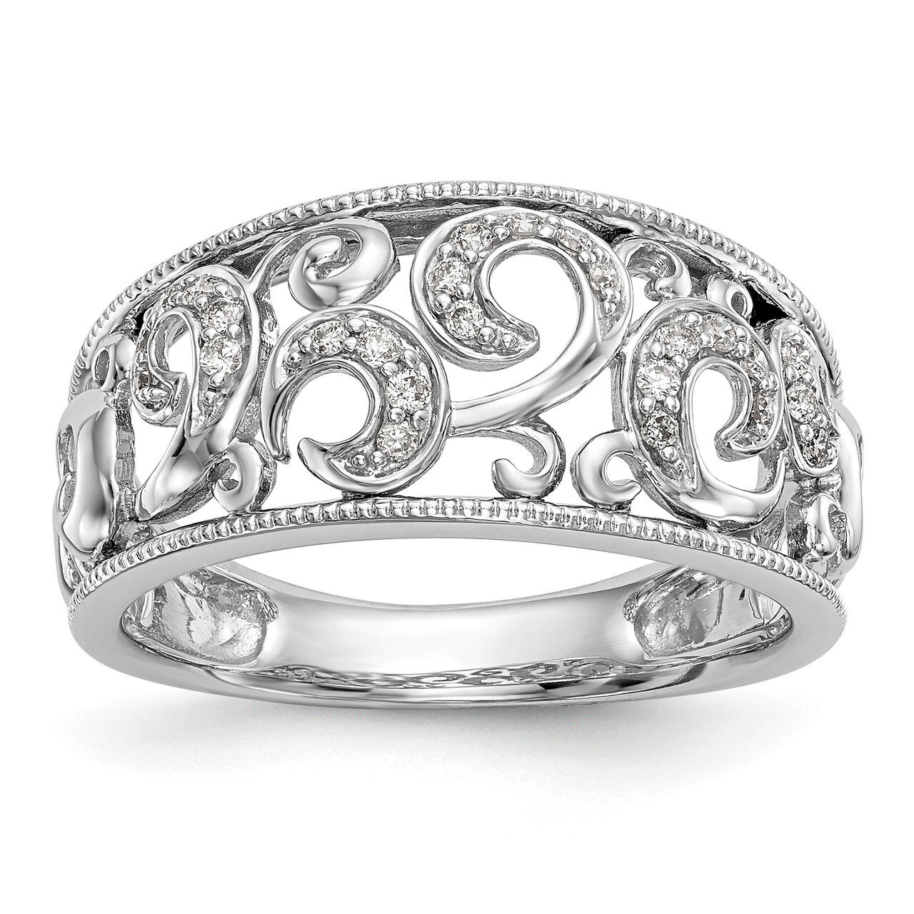 Diamond Band 14k White Gold RM3425B-015-WAA, MPN: RM3425B-015-WAA, RM3425B-015-WAA_HOM