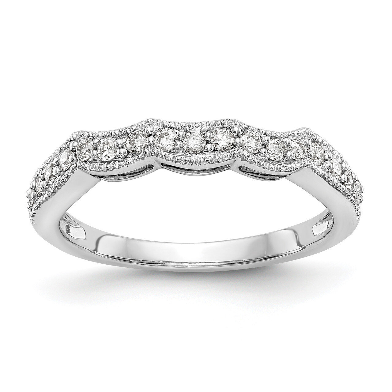 Diamond Wedding Band 14k White Gold RM2529B-025-WAA, MPN: RM2529B-025-WAA, 883957796758