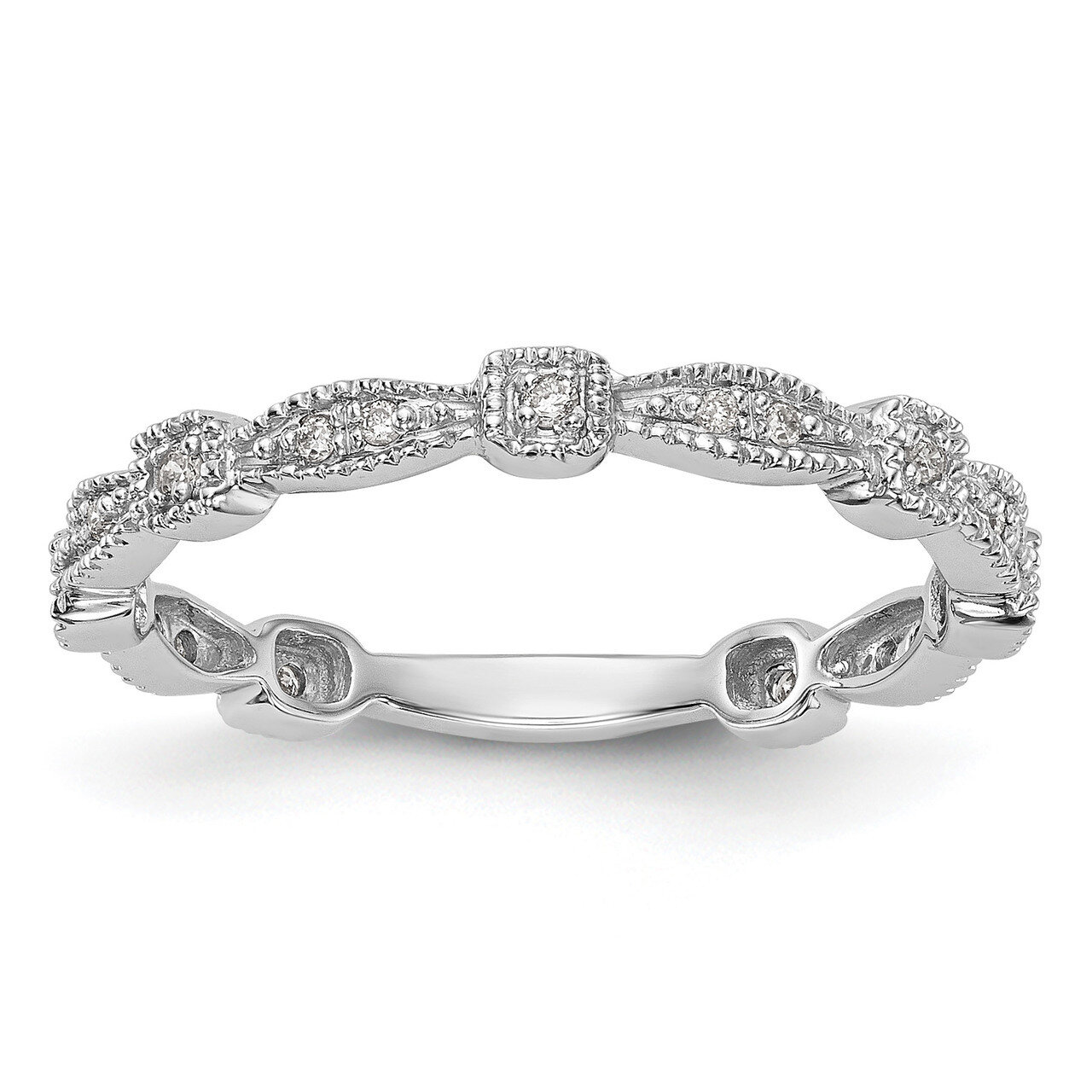 Diamond Band 14k White Gold RM3358B-010-WAA, MPN: RM3358B-010-WAA, 196904097731