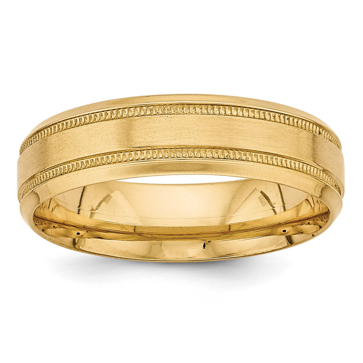 Yellow Gold Heavy Comfort Fit Fancy Band 14k Gold YB101, MPN: YB101, 886774516905