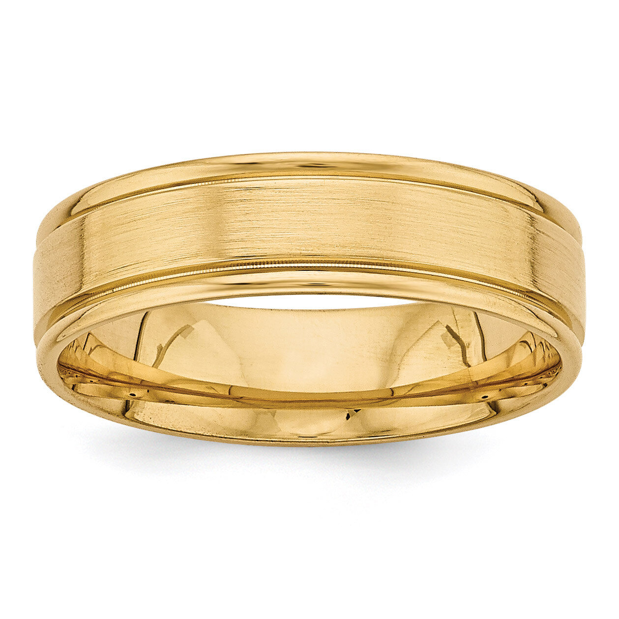 Yellow Gold Heavy Comfort Fit Fancy Band 14k Gold YB109, MPN: YB109, 886774520261