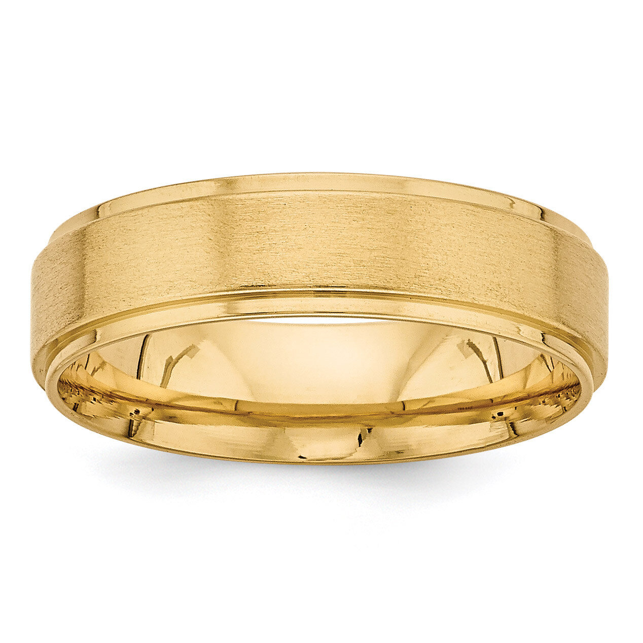 Yellow Gold Heavy Comfort Fit Fancy Band 14k Gold YB112