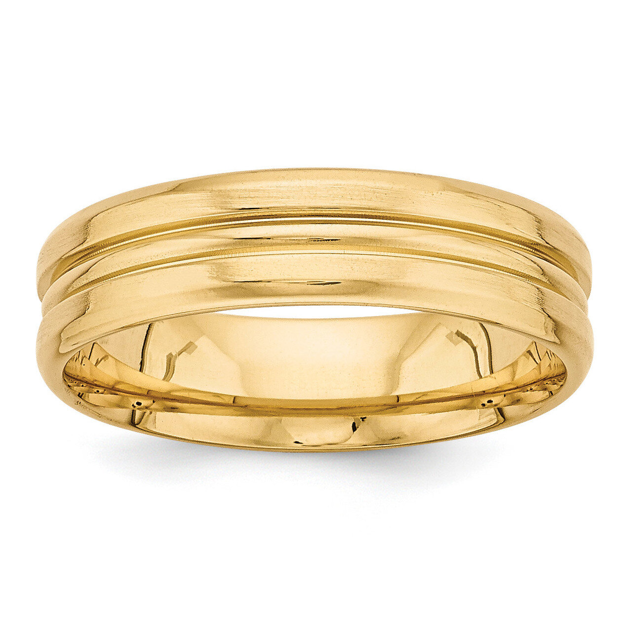 Yellow Gold Heavy Comfort Fit Fancy Band 14k Gold YB119, MPN: YB119, 886774524481