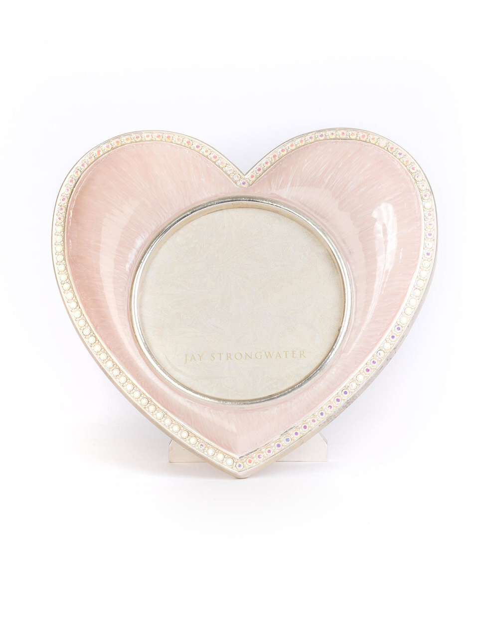 Jay Strongwater Chantal Heart Frame Pale Pink SPF5809-606