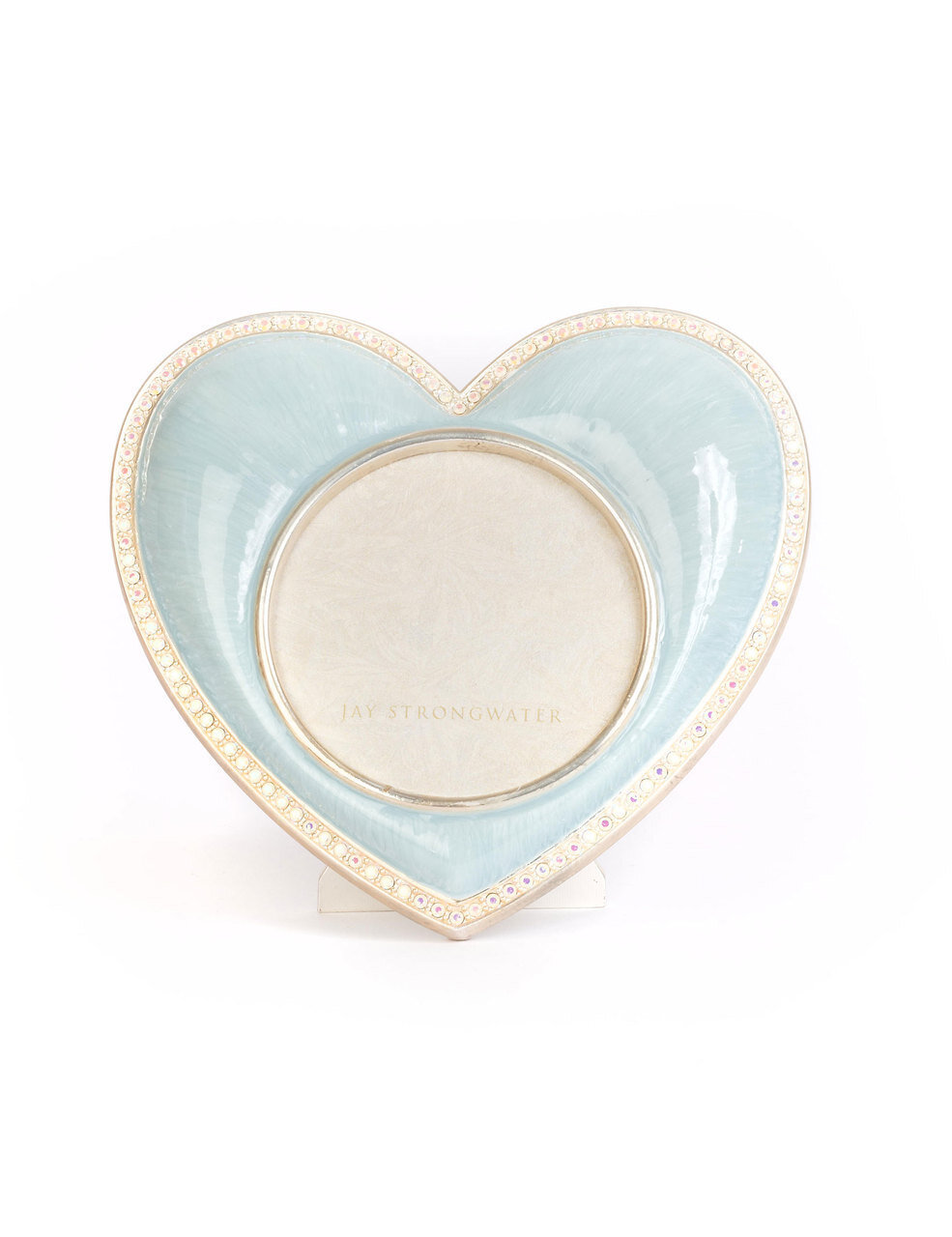 Jay Strongwater Chantal Heart Frame Pale Blue SPF5809-625