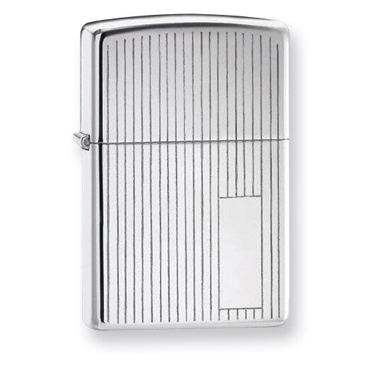 Zippo Engine Turned High Polish Chrome Lighter GL1014, MPN: GL1014, 41689108007