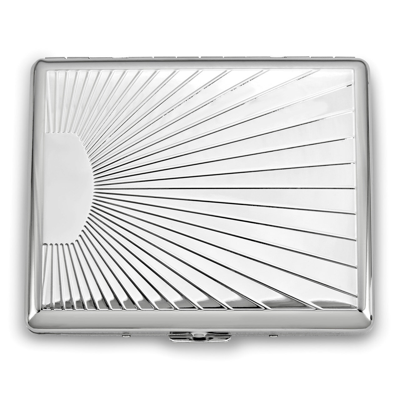 Nickel-Plated Etched (Holds 20-100Mm) Cigarette Card Case GL8272, MPN: GL8272, 788089044312