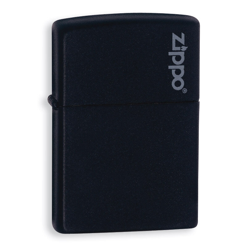 Zippo Black Matte Zippo Logo Lighter GL8381, MPN: GL8381, 41689113438