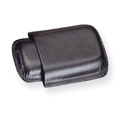 Black Leather Three Cigar Case GL8475