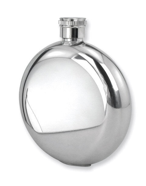 Stainless Steel Polished Round 5Oz Flask GL8857, MPN: GL8857, 788089047559