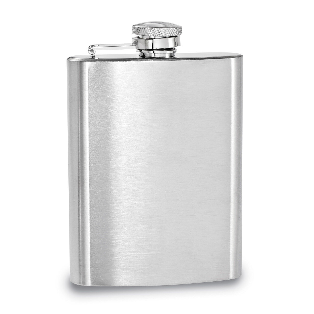 Brushed Stainless Steel 7Oz Hip Flask GL975