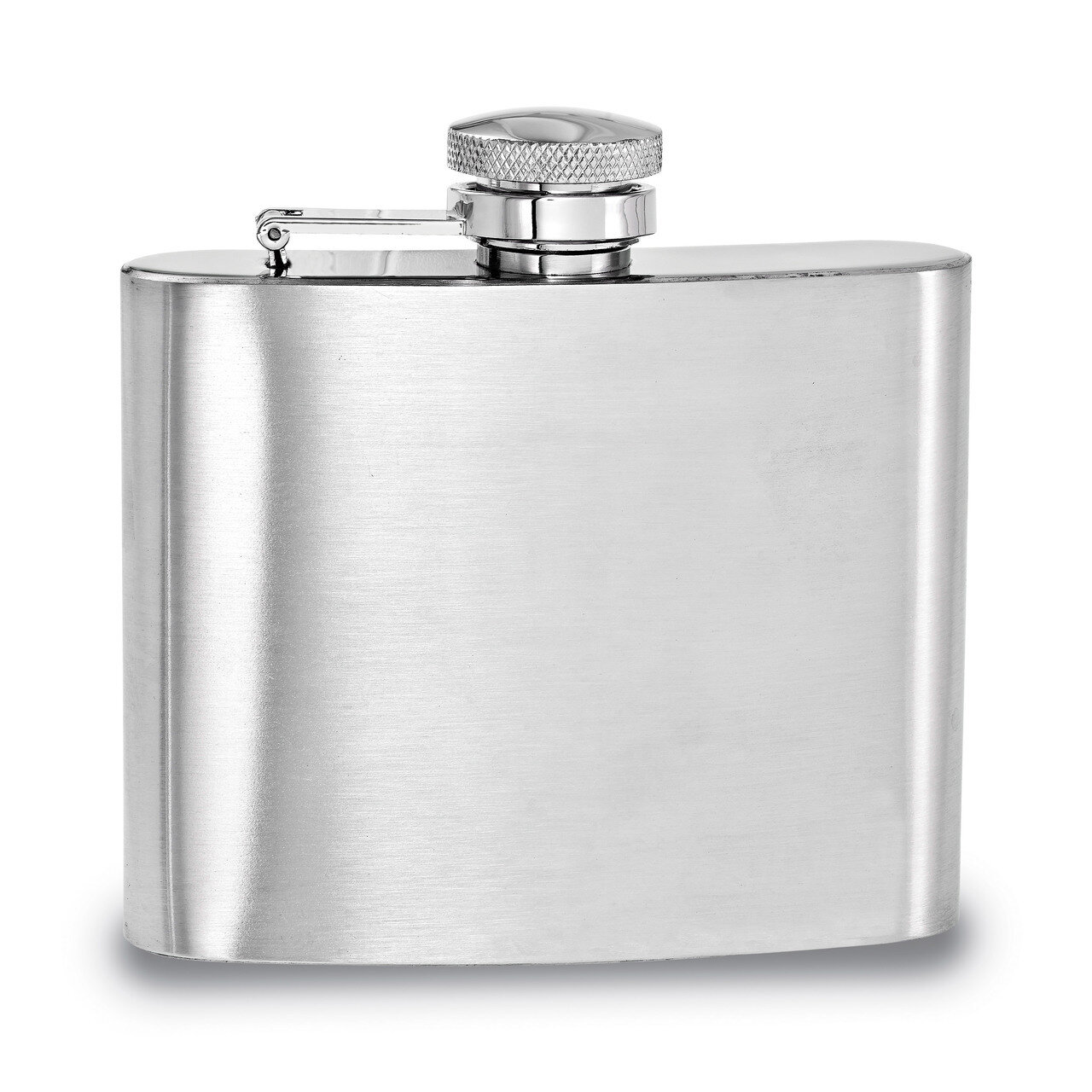 Brushed Stainless Steel 5Oz Square Flask GP2716, MPN: GP2716,